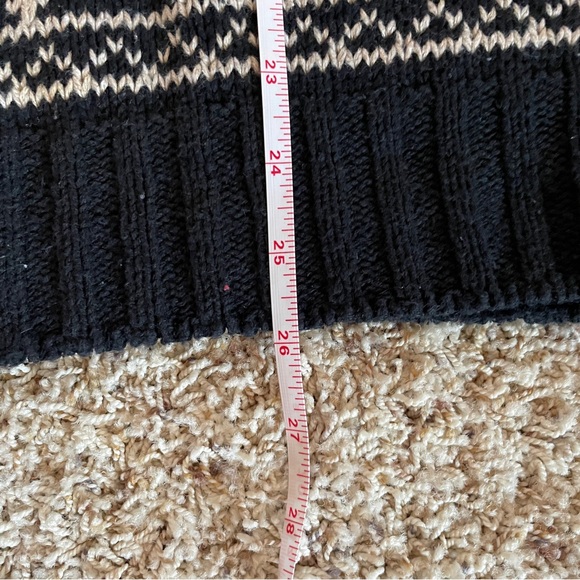 Woolrich Black and Cream Nordic Pattern Crewneck Sweater - Picture 8 of 8